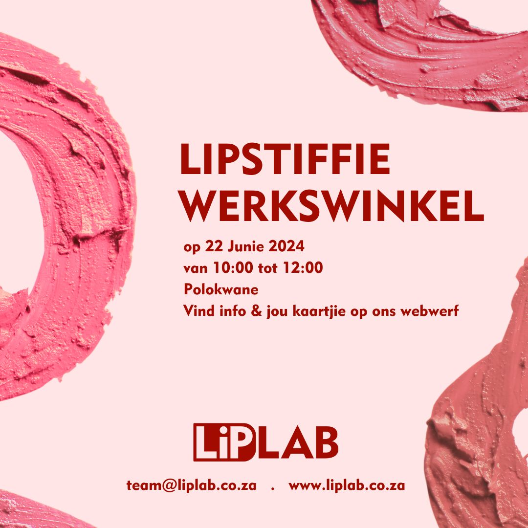 Lipstick-making workshop 22 June 2024