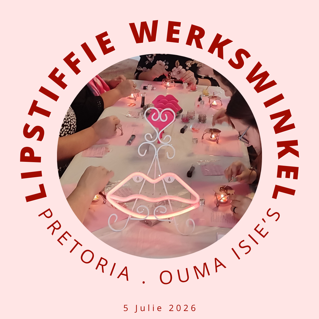 LipLab lipstiek werkswinkel Pretoria