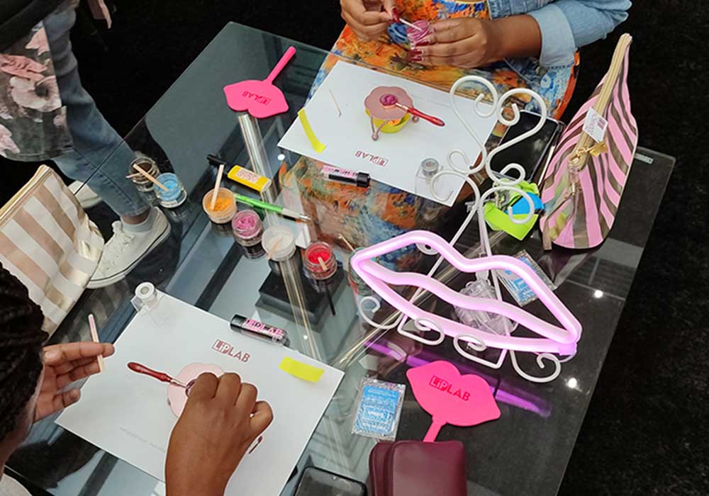 Norwood Mall Lipstick making Workshop
