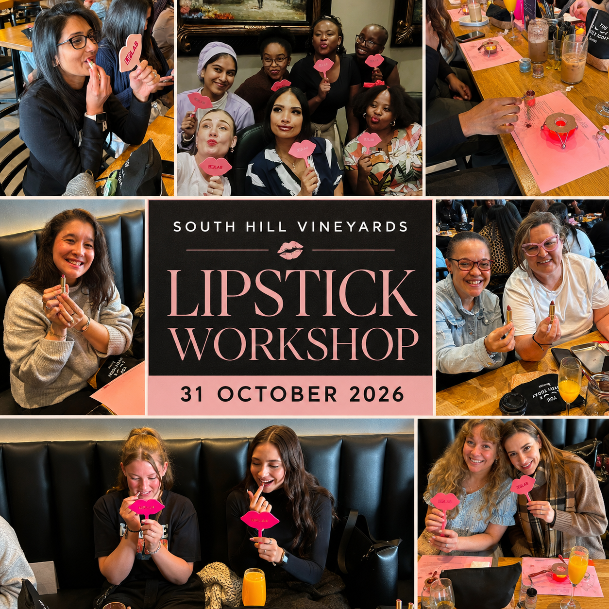 Lipstick Workshop at South Hill Vineyards | 31 October 2026
